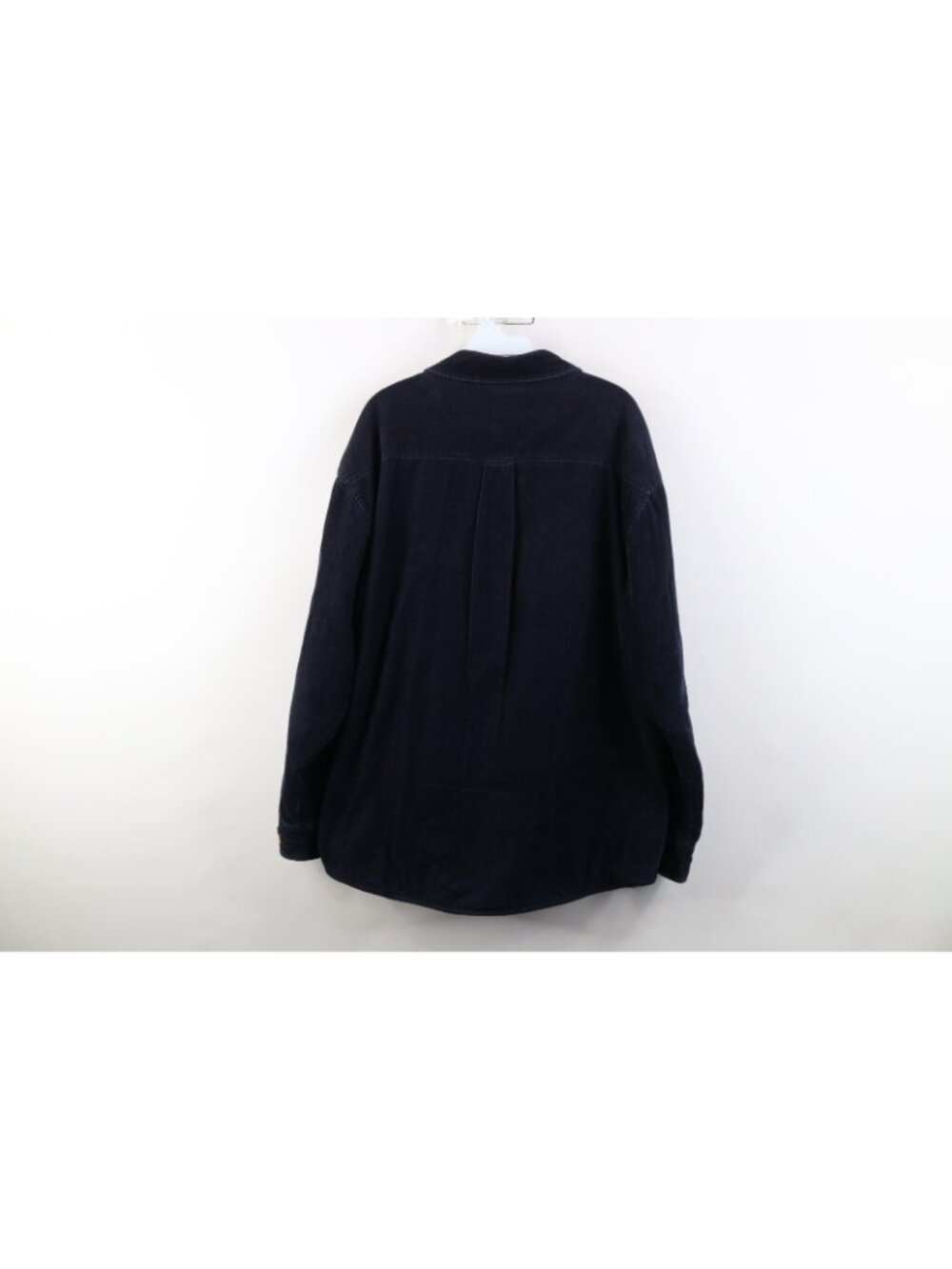 Vintage Y2K Levis Mens Large Fleece Lined Corduroy Button Shirt Jacket Jac Shirt - Picture 15 of 16